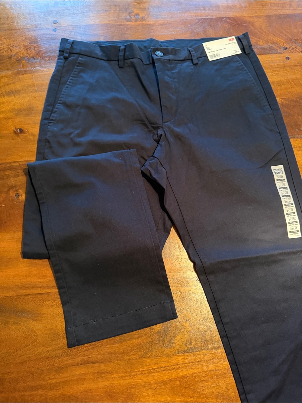 Uniqlo Men's Dark Navy Chino Pants